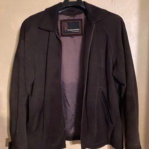 Weather Report by Weatherproof Men’s Brown Micro suede Jacket Sz Large